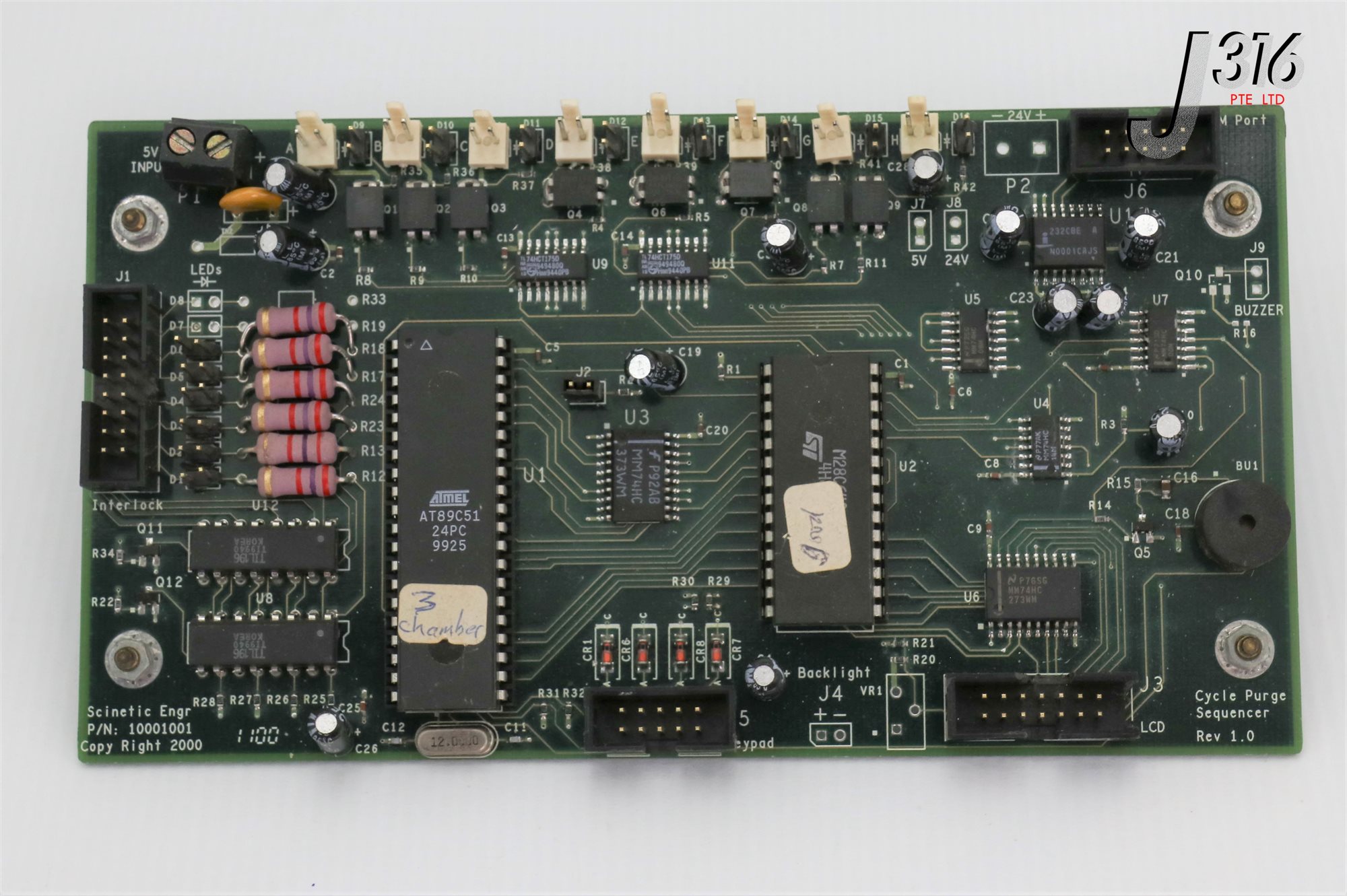 B201 SCINETIC PCB, CYCLE PURGE SEQUENCER 10001001 | eBay